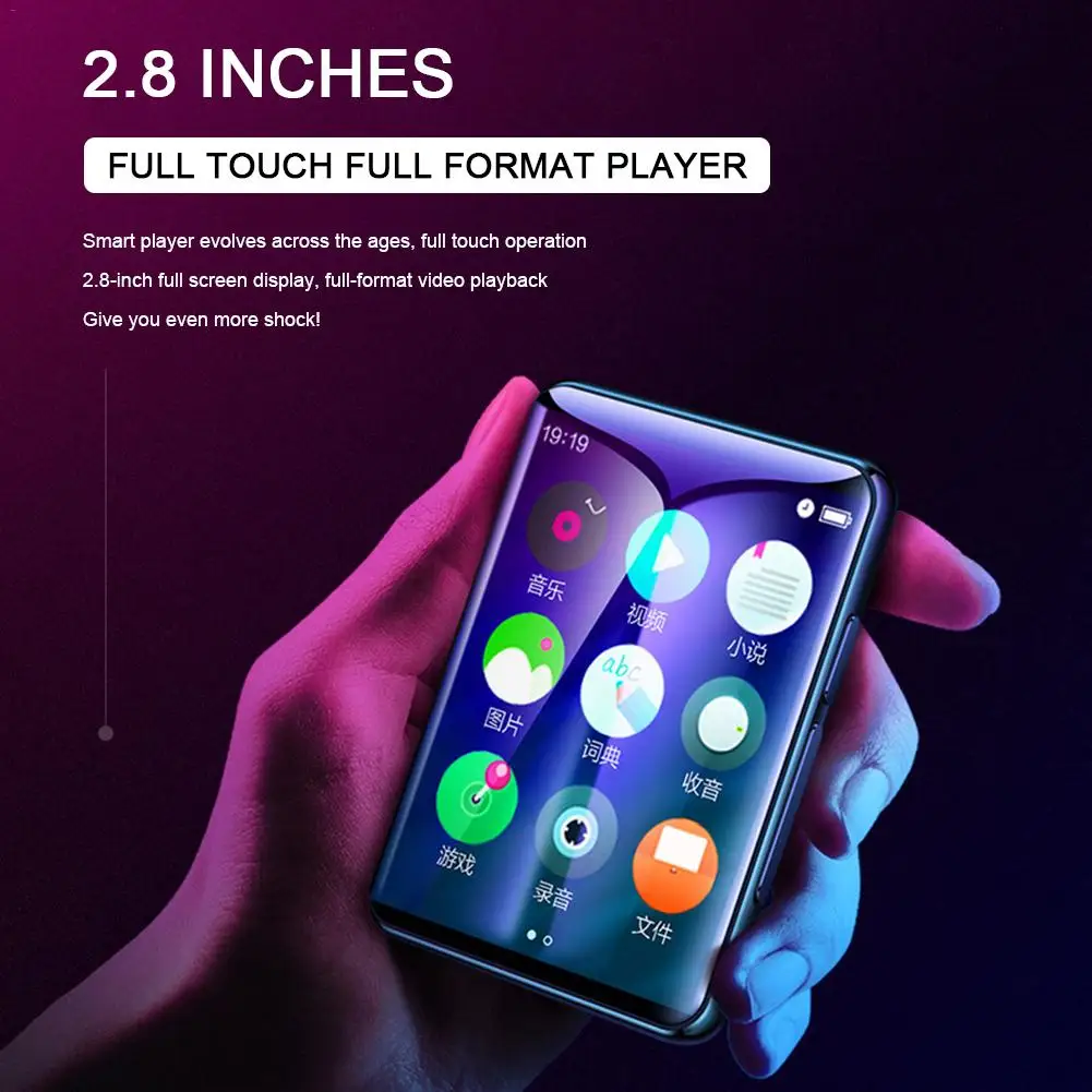 Newest 16GB MP4 Bluetooth Player Full Screen Touch Super Thin HiFi Walkman Learning English Video MP4 Player Music DVD
Newest 16GB MP4 Bluetooth Player Full Screen Touch Super Thin HiFi Walkman Learning English Video MP4 Player Music DVD