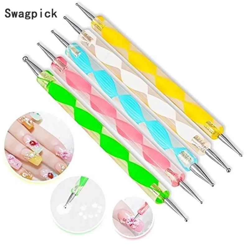 Swagpick 5Pcs/Lot Pro 2 Way Wax Dotting Pen Nail Art Gems Easy Picking Crystal Tools Pencil Pick Up Pen Manicure DIY
Swagpick 5Pcs/Lot Pro 2 Way Wax Dotting Pen Nail Art Gems Easy Picking Crystal Tools Pencil Pick Up Pen Manicure DIY