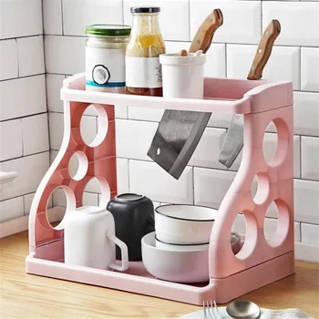 TTLIFE 1 Pcs Storage Rack Shelf Double Layer Holder Organizer with Knife Holder for Kitchen Spice Jar Bathroom dropshipping 2019
TTLIFE 1 Pcs Storage Rack Shelf Double Layer Holder Organizer with Knife Holder for Kitchen Spice Jar Bathroom dropshipping 2019