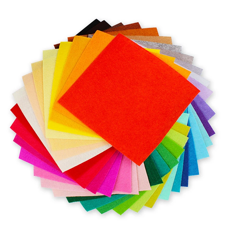 15*15cm 40pcs Girls Colorful Non-Woven Cloth Felt Fabric Handmade DIY Craft Supplies Sewing Tools EducationalToys for Children
15*15cm 40pcs Girls Colorful Non-Woven Cloth Felt Fabric Handmade DIY Craft Supplies Sewing Tools EducationalToys for Children