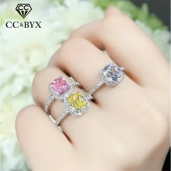 CC 925 Silver Rings For Women Cubic Zirconia Colorful Rectangle Stone Wedding Ring Fashion Bridal Jewelry Drop Shipping CC595 
CC 925 Silver Rings For Women Cubic Zirconia Colorful Rectangle Stone Wedding Ring Fashion Bridal Jewelry Drop Shipping CC595