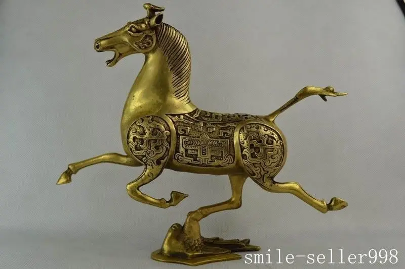 Crafts statue China copper brass FengShui Animals Horse riding Chebi Swallows Birds Statue halloween
Crafts statue China copper brass FengShui Animals Horse riding Chebi Swallows Birds Statue halloween