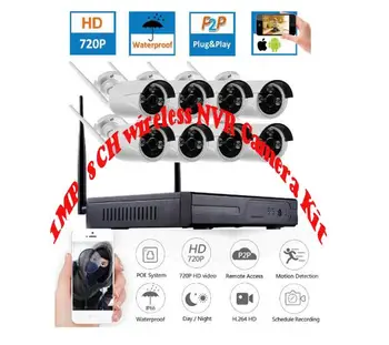720P 8ch P2P Wireless NVR kit for home security plug and play IR Vision 1.0MP wifi cameras system 8ch wifi nvr kit
720P 8ch P2P Wireless NVR kit for home security plug and play IR Vision 1.0MP wifi cameras system 8ch wifi nvr kit