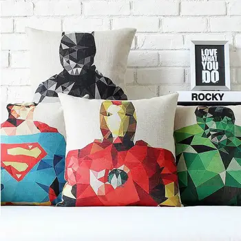 2014 NEW Superman Batman Hulk Thor Captain America, Iron Man Anime Thick cotton Linen pillow home Decor sofa cushions
2014 NEW Superman Batman Hulk Thor Captain America, Iron Man Anime Thick cotton Linen pillow home Decor sofa cushions