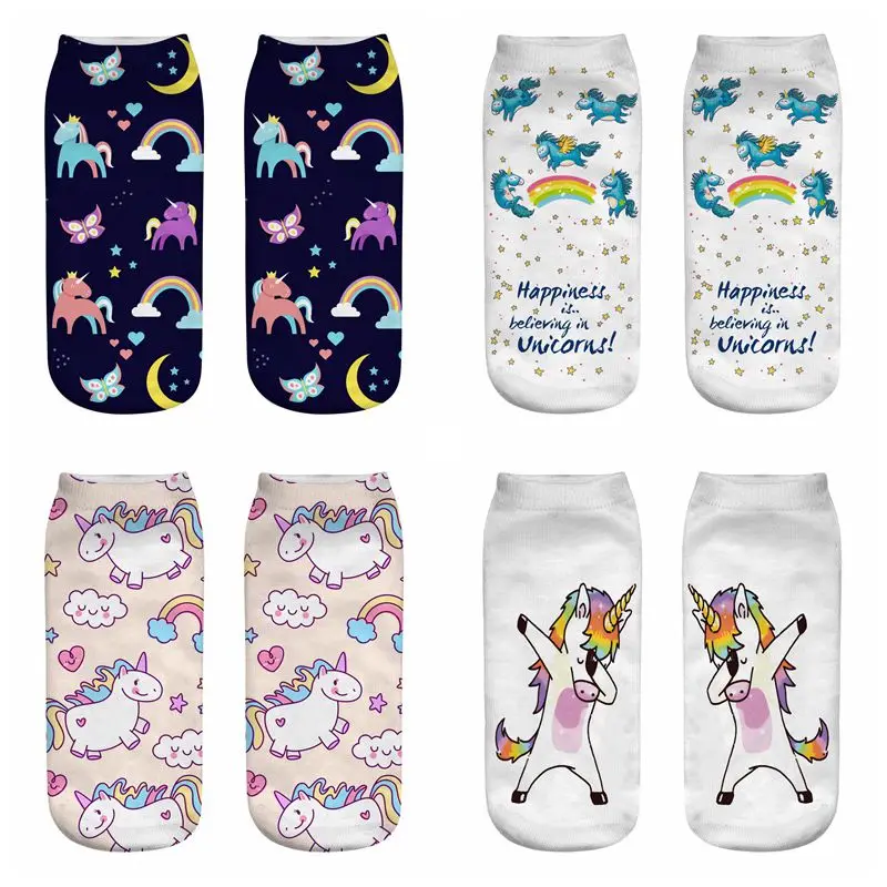 Harajuku 3D Print Unicorn Socks Women Kawaii Ankle Licorne Chaussette Femme Calcetines Mujer Cute Emoji Art Socks
Harajuku 3D Print Unicorn Socks Women Kawaii Ankle Licorne Chaussette Femme Calcetines Mujer Cute Emoji Art Socks