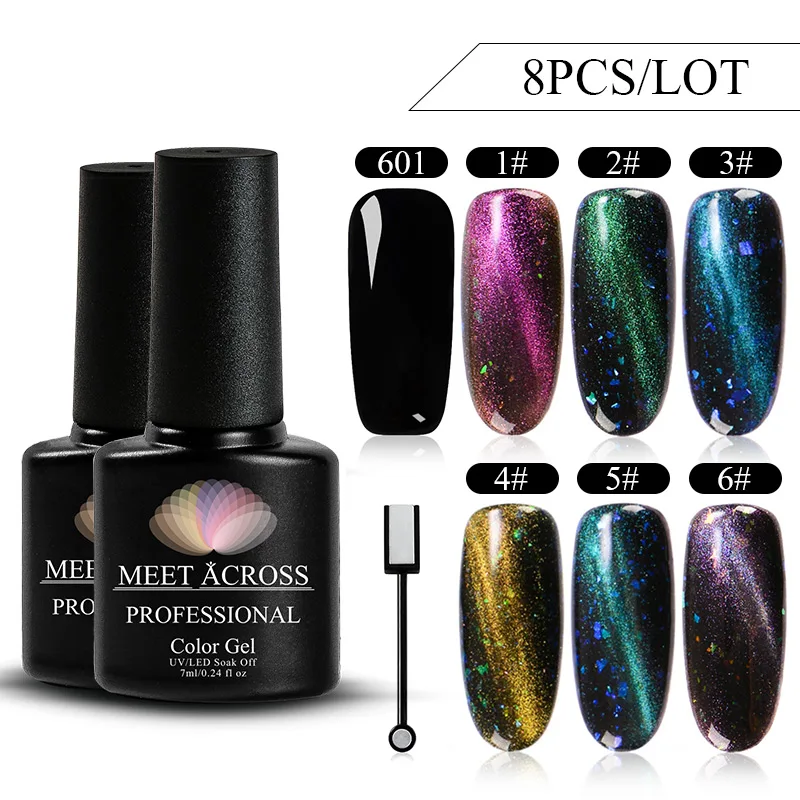 MEET ACROSS 2pcs/lot Shimmer UV Cat Eye Nail Gel Polish Set Soak Off Magnetic Nail Art Varnish DIY Nail Art Magnetic Stick Tools
MEET ACROSS 2pcs/lot Shimmer UV Cat Eye Nail Gel Polish Set Soak Off Magnetic Nail Art Varnish DIY Nail Art Magnetic Stick Tools