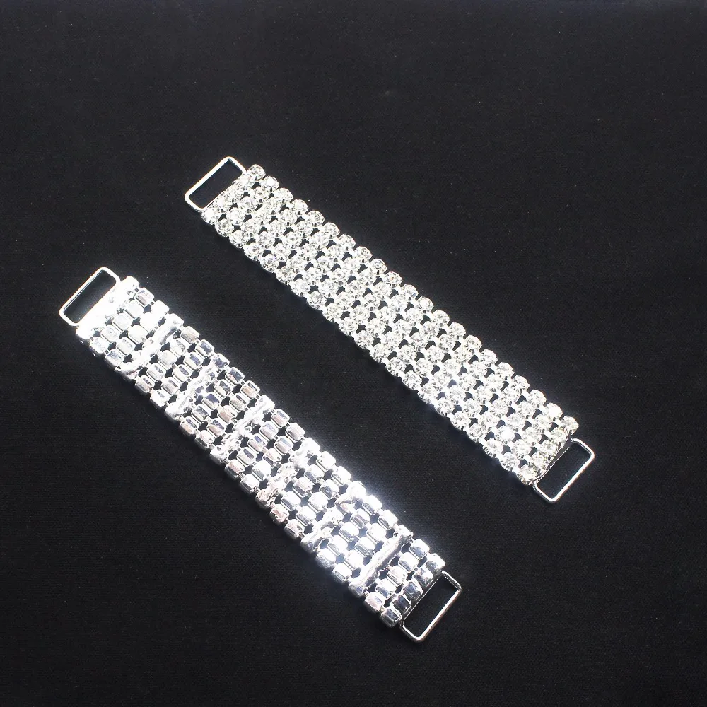 LKERAN 2Pcs 105MM 5 Row Tight Rhinestone Bikini Connector / Buckle Copper Chain Fit For Swimming Wear Bridal Dress
LKERAN 2Pcs 105MM 5 Row Tight Rhinestone Bikini Connector / Buckle Copper Chain Fit For Swimming Wear Bridal Dress