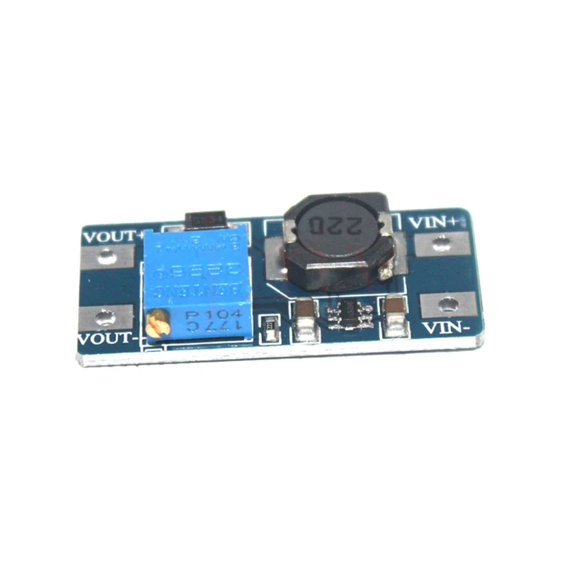 Free shiping MT3608 DC-DC boost module 2A boost board input voltage 2-24V rise 5/9/12/-28V adjustable
Free shiping MT3608 DC-DC boost module 2A boost board input voltage 2-24V rise 5/9/12/-28V adjustable