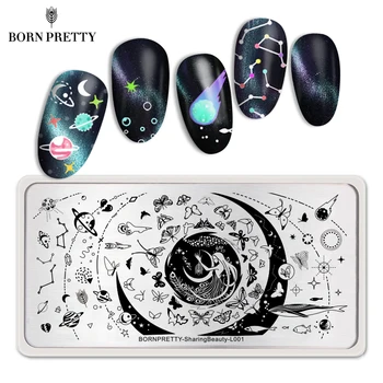 BORN PRETTY Nail Stamping Plate Rectangle Shape Tree Moon Star Image Design Stainless Steel Nail Art Templates Tools
BORN PRETTY Nail Stamping Plate Rectangle Shape Tree Moon Star Image Design Stainless Steel Nail Art Templates Tools