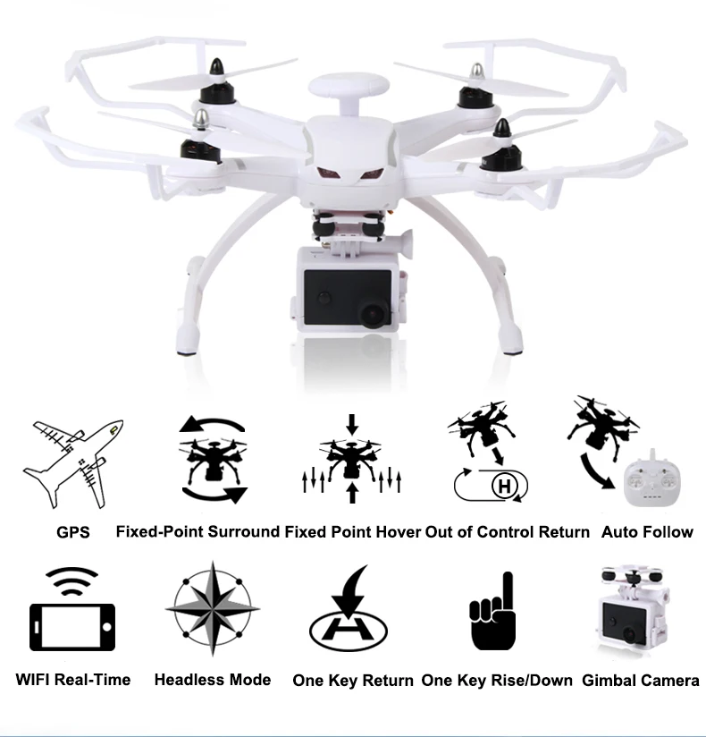 AOSENMA CG035 RC Helicopters WIFI Drone with Camera HD 1080P Quadcopter Gimbal GPS Brushless Motor Follow Me Mode  -1