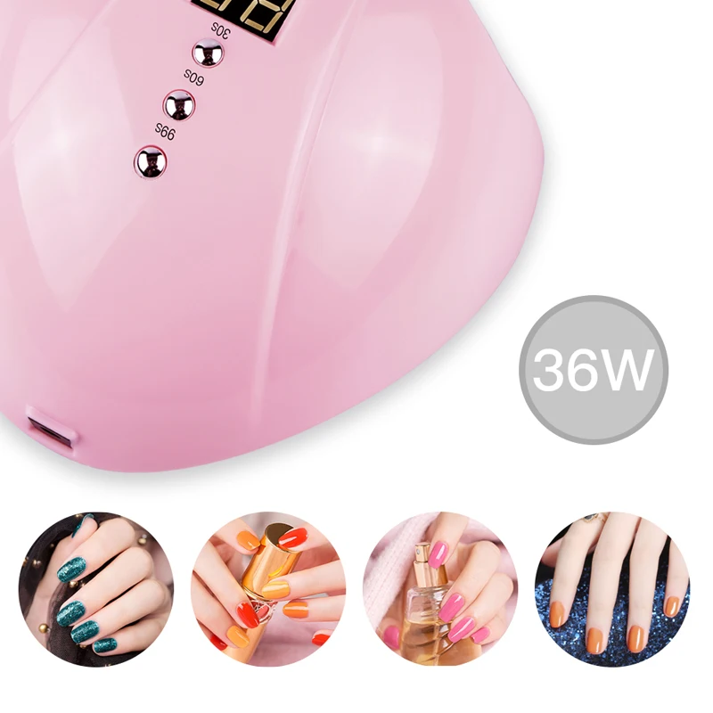 1 pc Gel UV LED Nail Lamp Nail Dryer 36W Gel Nail Polish LED UV Light with 3 Timers Professional Nail Art Tools Accessories LD04
1 pc Gel UV LED Nail Lamp Nail Dryer 36W Gel Nail Polish LED UV Light with 3 Timers Professional Nail Art Tools Accessories LD04