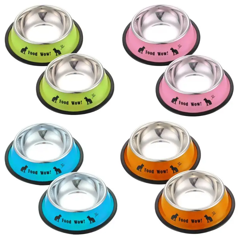 Cute Cartoon Stainless Steel Anti-skid Dog Bowls Water Dishes Puppy Feeder Feeding Foods Dish Bowl For Pet Cat Durable Non-toxic
Cute Cartoon Stainless Steel Anti-skid Dog Bowls Water Dishes Puppy Feeder Feeding Foods Dish Bowl For Pet Cat Durable Non-toxic