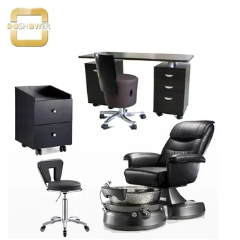Doshower hair salon equipment china of used beauty salon furniture with pedicure chair