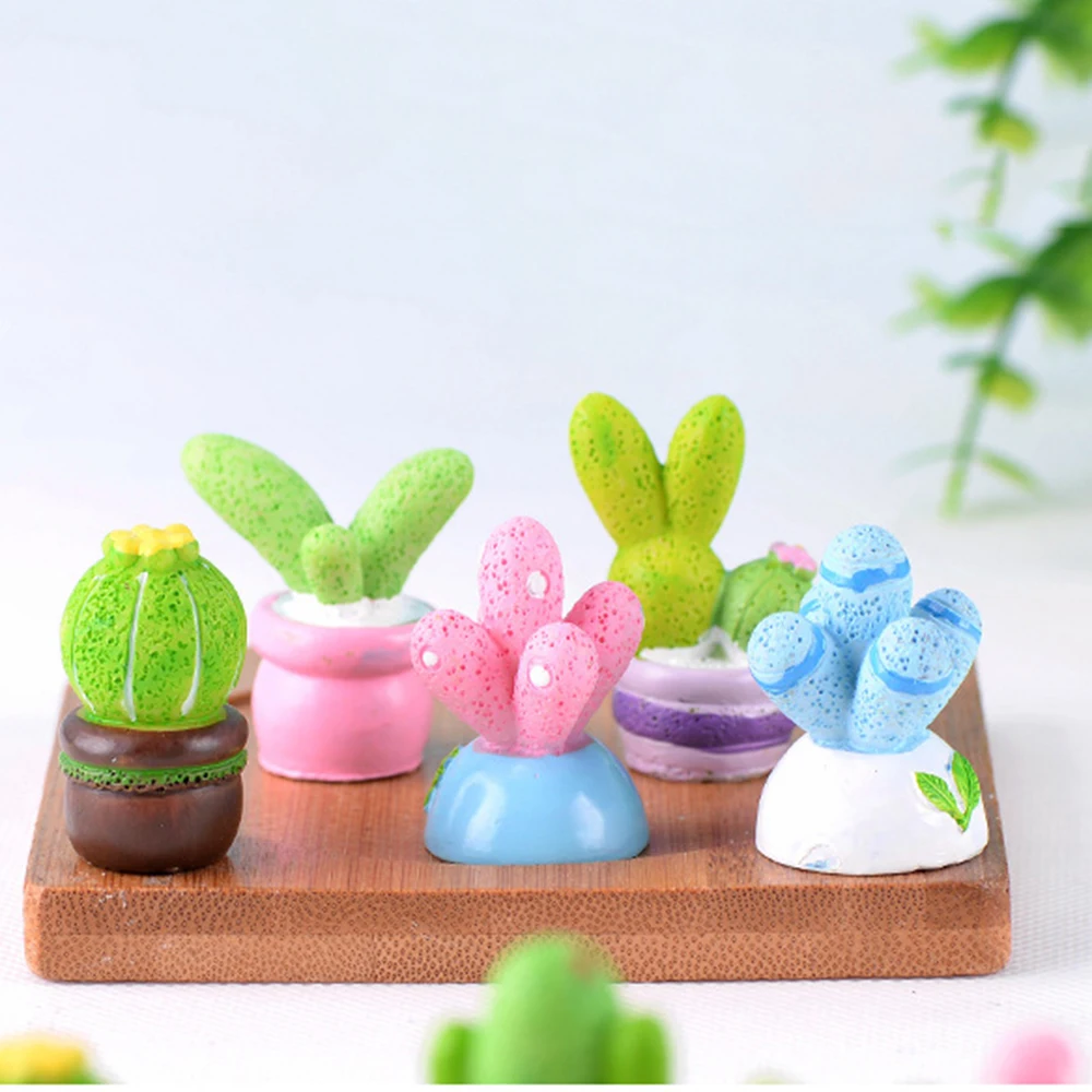 1PC Artificial Succulent Plants Cactus Bonsai Figurines Mini Crafts Micro Landscape Home Decor Fairy Garden Miniature Potted
1PC Artificial Succulent Plants Cactus Bonsai Figurines Mini Crafts Micro Landscape Home Decor Fairy Garden Miniature Potted
