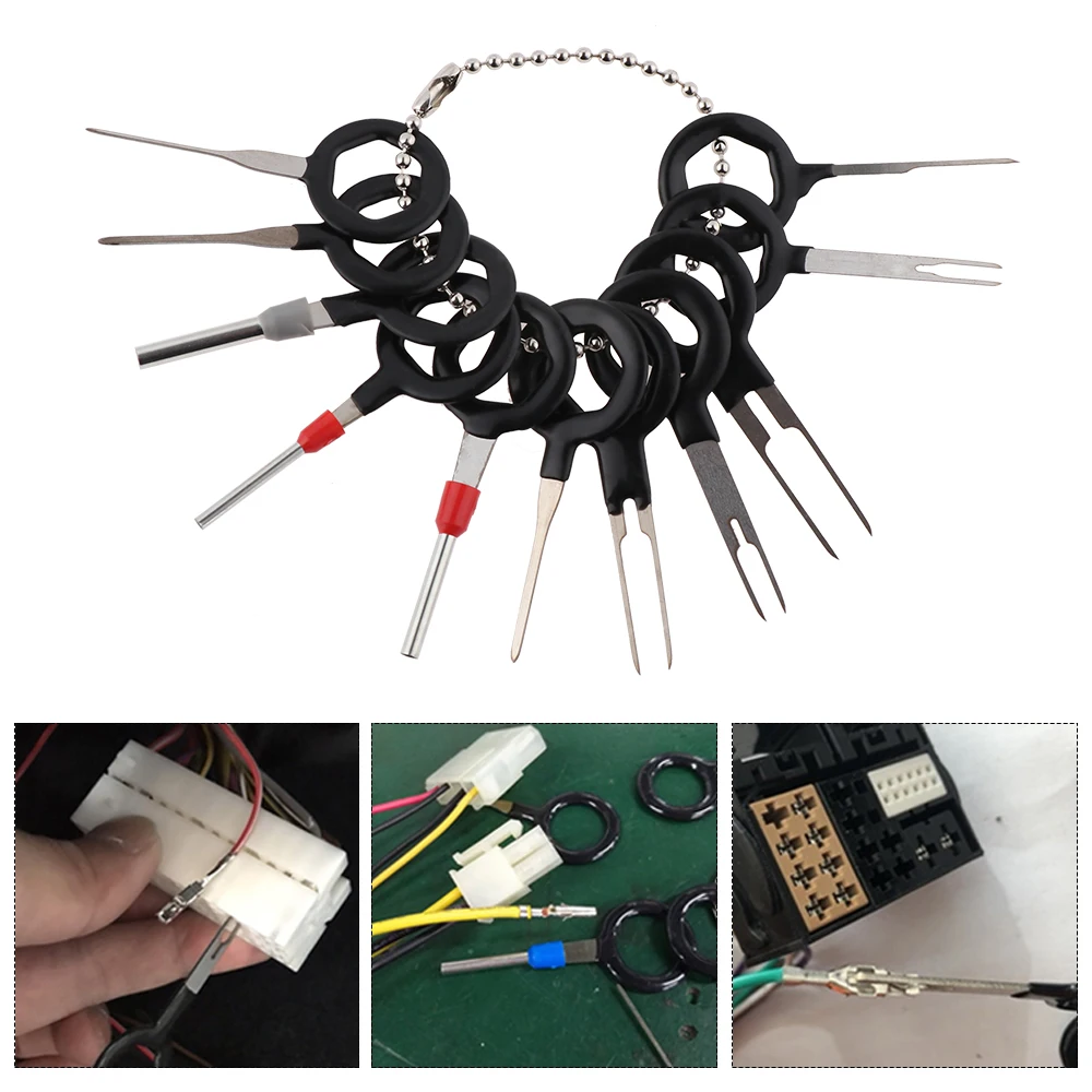 3/8/11 PCs Terminal Removal Tool Car Electrical Wire Crimp Connector Pin Extractor Kit Repair Hand Tool Set Plug Key DIY
3/8/11 PCs Terminal Removal Tool Car Electrical Wire Crimp Connector Pin Extractor Kit Repair Hand Tool Set Plug Key DIY