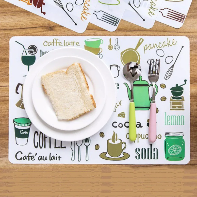 European minimalist cartoon placemat Dining Tableware Pads Coasters Plate Bar Table Mat For Kids Easy To Clean Fashion
European minimalist cartoon placemat Dining Tableware Pads Coasters Plate Bar Table Mat For Kids Easy To Clean Fashion