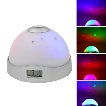 Colorful LCD Alarm Clock Star Sky Night Light Projector with Moon Stars Projection for Home Desktop Decorations
Colorful LCD Alarm Clock Star Sky Night Light Projector with Moon Stars Projection for Home Desktop Decorations