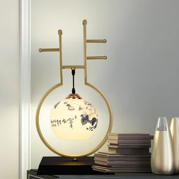 New Chinese desk lamps living room bedroom bedside lamp modern classical creative ceramics table lamp led reding lamp LU8231027
New Chinese desk lamps living room bedroom bedside lamp modern classical creative ceramics table lamp led reding lamp LU8231027