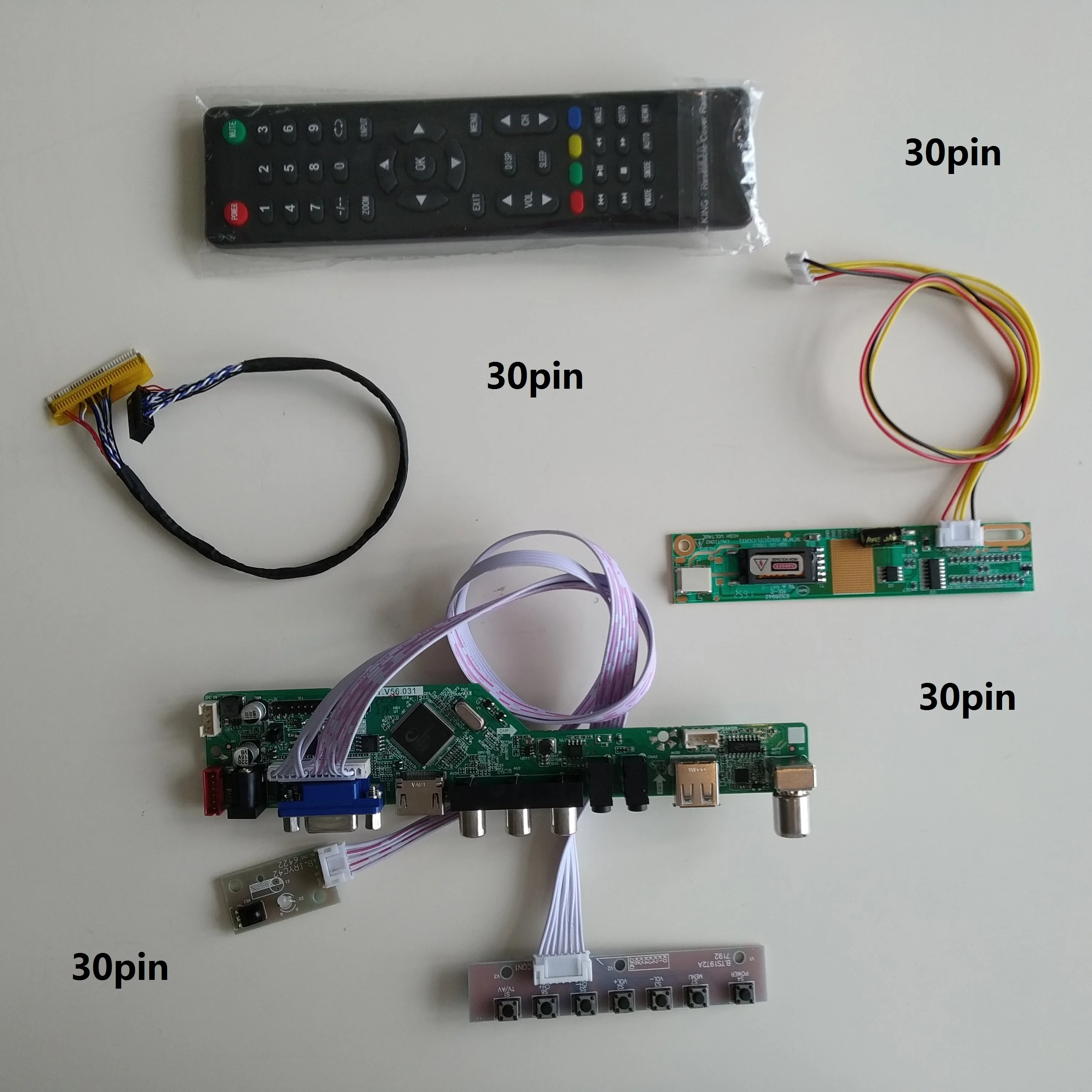 Панель для 30pin B154EW02 V0 HW3A 15 4 "1280 × 800 монитор экрана телевизора USB светодиодный LCD AV