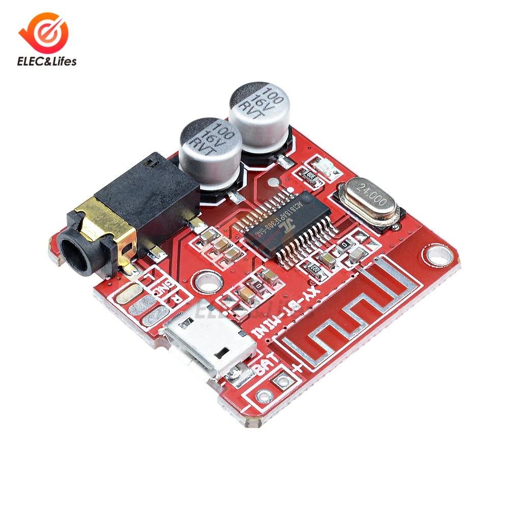 Mini MP3 Bluetooth Audio Decoder Board Lossless Car Speaker Stereo Amplifier Board Modified Bluetooth V4.1 V4.2 Receiver Module
Mini MP3 Bluetooth Audio Decoder Board Lossless Car Speaker Stereo Amplifier Board Modified Bluetooth V4.1 V4.2 Receiver Module