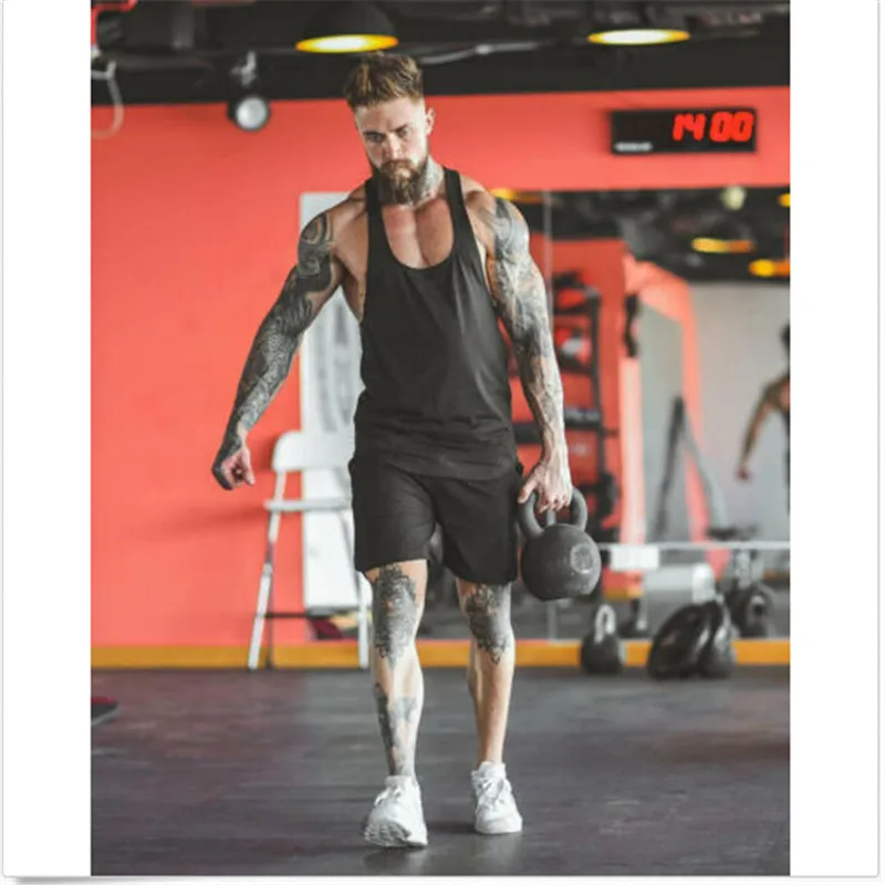 Fashion Vests New Mens Clothing Mens Fitness Activewear Tops Gym Bodybuilding Muscle Vests Bodybuilding Tank Top Men O-neck
Fashion Vests New Mens Clothing Mens Fitness Activewear Tops Gym Bodybuilding Muscle Vests Bodybuilding Tank Top Men O-neck