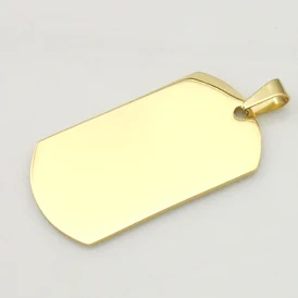 Gokadima Fashion Gold Color Stainless Steel Military Dog tag Pendant Necklace, 3.8cm*2.2cm, Mens Jewellery Wholesale
Gokadima Fashion Gold Color Stainless Steel Military Dog tag Pendant Necklace, 3.8cm*2.2cm, Mens Jewellery Wholesale