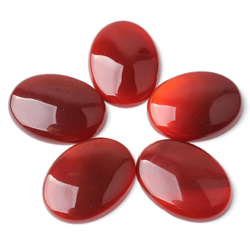 30x40mm Fashion Red Agate Natural Stone Oval Beads Cabochon Bead Jewelry Findings Accessories Diy Jewelry Making 5pcs
30x40mm Fashion Red Agate Natural Stone Oval Beads Cabochon Bead Jewelry Findings Accessories Diy Jewelry Making 5pcs