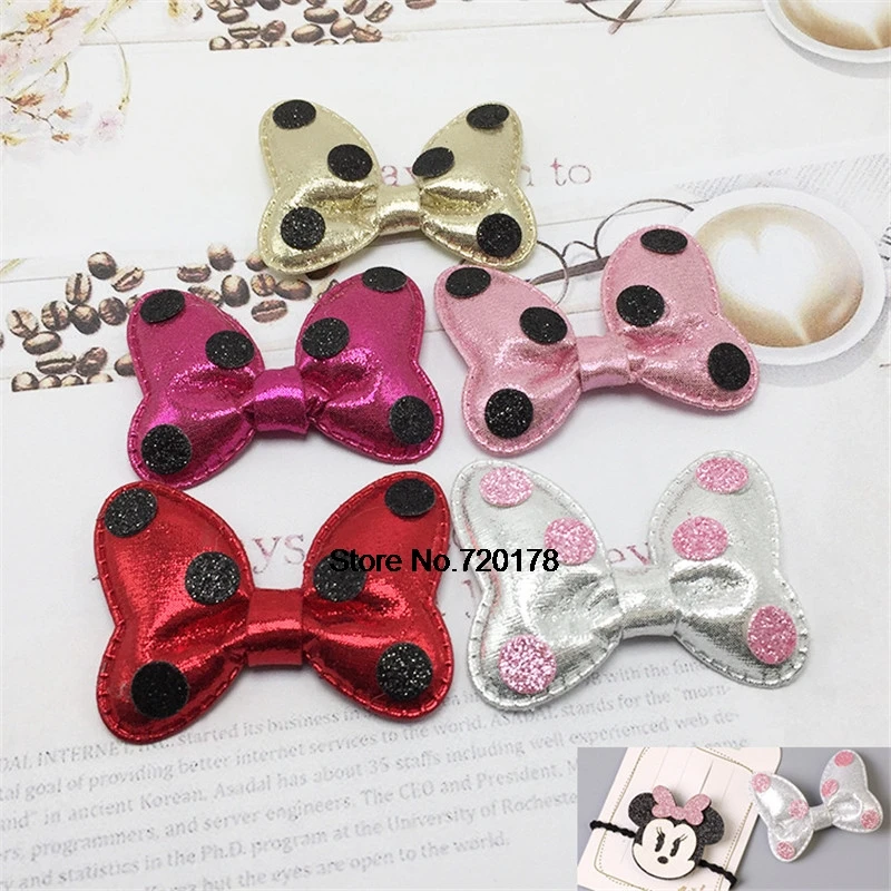 65*50MM glitter bow with dot hair accessories DIY Materials Hair Accessories Headware 50pcs DHM58
65*50MM glitter bow with dot hair accessories DIY Materials Hair Accessories Headware 50pcs DHM58