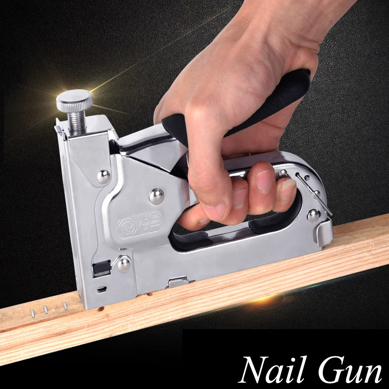 Manual Nail Gun Three-purpose Furniture Stapler For Wood Door Upholstery Framing Rivet Gun Kit Nailers Rivet Tool DQ1
Manual Nail Gun Three-purpose Furniture Stapler For Wood Door Upholstery Framing Rivet Gun Kit Nailers Rivet Tool DQ1