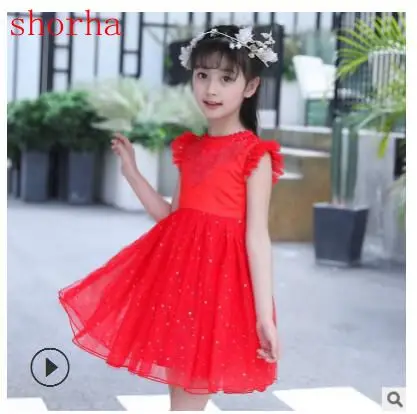 Summer Flower Dress Girl Princess Costume Dresses Girl Party Wear Tulle Kids Children Prom Gown Sequins Formal Dress 3-16 Years
Summer Flower Dress Girl Princess Costume Dresses Girl Party Wear Tulle Kids Children Prom Gown Sequins Formal Dress 3-16 Years