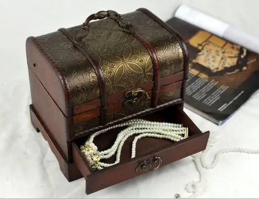 Halloween Dressing Box Wood Jewelry Box Retro Desktop Receiving Box Household Supplies/Wedding Decoration
Halloween Dressing Box Wood Jewelry Box Retro Desktop Receiving Box Household Supplies/Wedding Decoration
