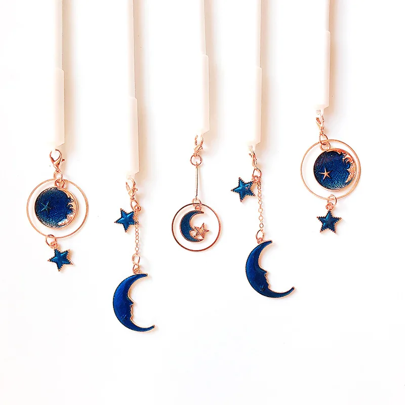 1 Pcs Cute Kawaii Starry Sky Star Moon Pendant Gel Pen 0.38mm Black Ink Pens School Office Writing Supply Kawai Stationery Gift
1 Pcs Cute Kawaii Starry Sky Star Moon Pendant Gel Pen 0.38mm Black Ink Pens School Office Writing Supply Kawai Stationery Gift