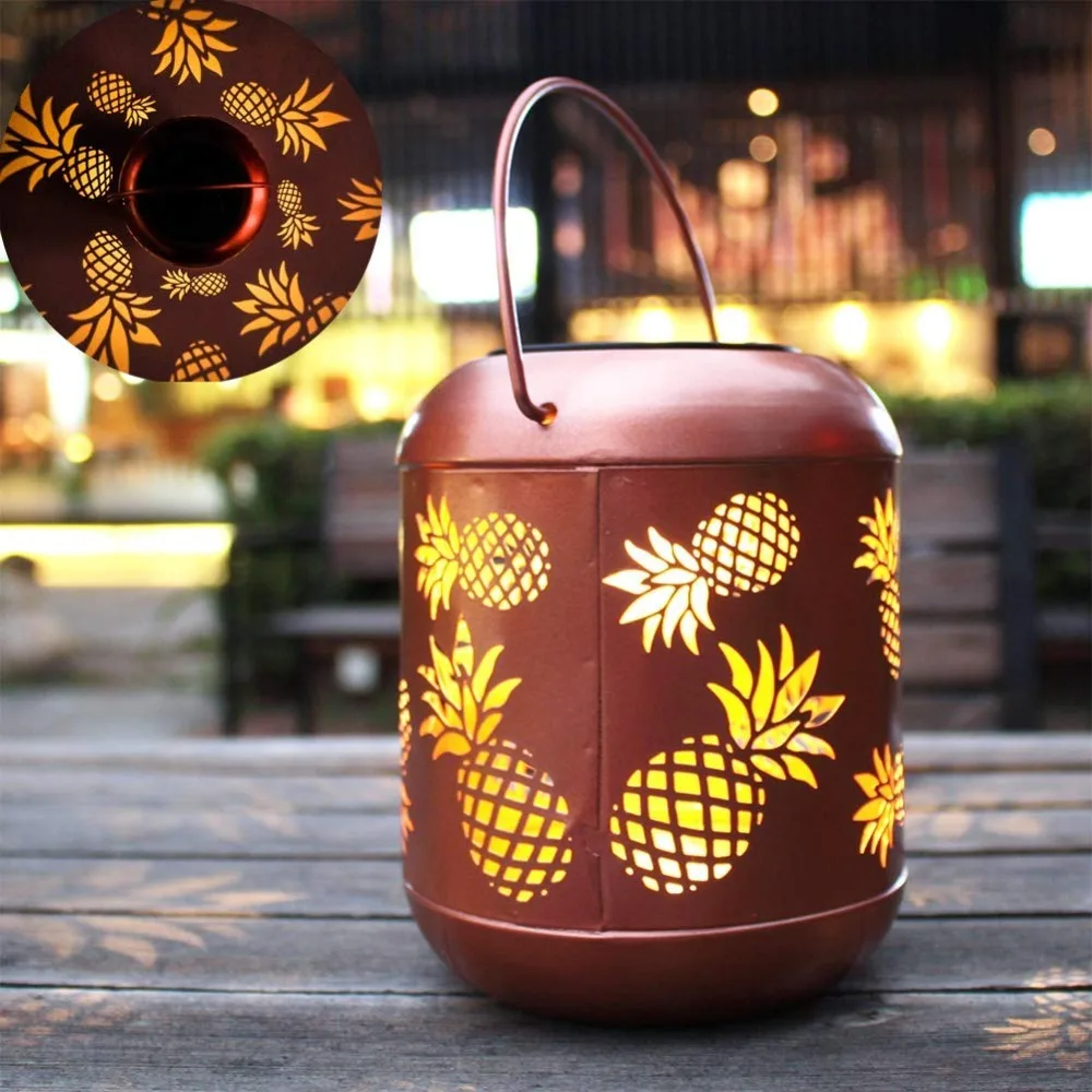 Vintagelll Hanging Solar Lights Pineapple Decorative Outdoor Solar Lanterns with Handle Lamp for Garden
Vintagelll Hanging Solar Lights Pineapple Decorative Outdoor Solar Lanterns with Handle Lamp for Garden