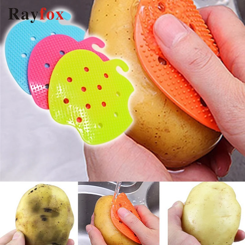 Kitchen Gadgets Tools Fruit Vegetable Brush Easy Cleaning Brush for Potato Carrot Ginger Cooking Tools Kitchen Accessories Goods
Kitchen Gadgets Tools Fruit Vegetable Brush Easy Cleaning Brush for Potato Carrot Ginger Cooking Tools Kitchen Accessories Goods