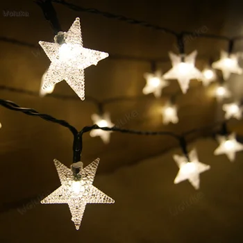 Solar LED lamp serial outside waterproof star decorative string lamp romantic Christmas Day lamp CD50 W02
Solar LED lamp serial outside waterproof star decorative string lamp romantic Christmas Day lamp CD50 W02