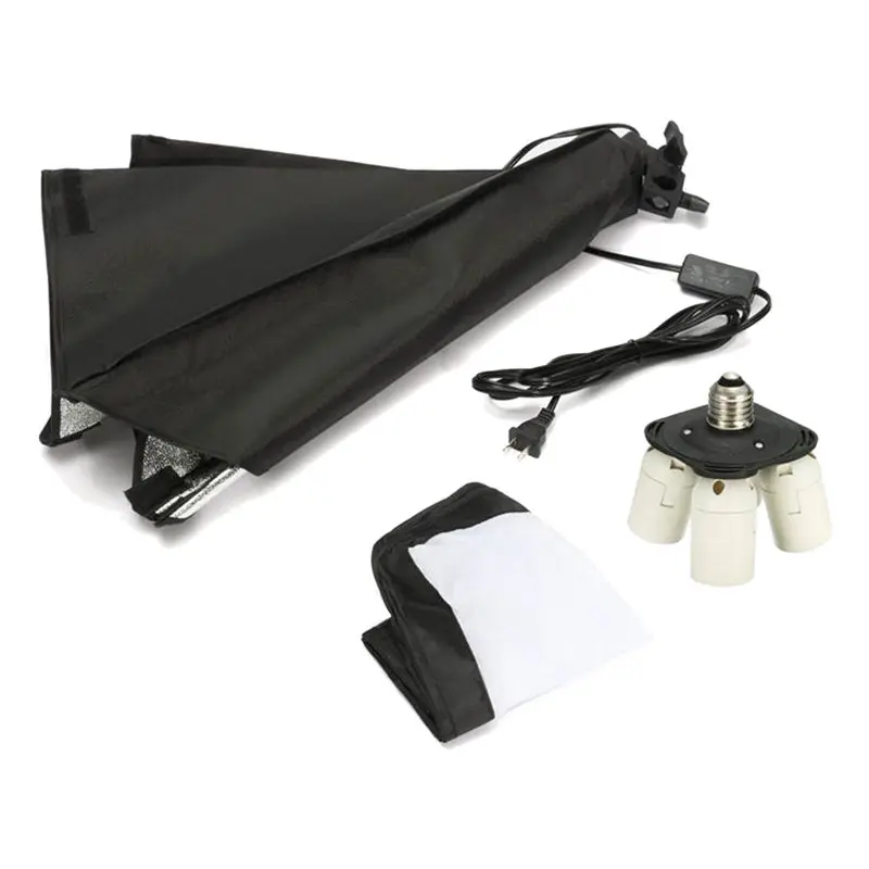 Photo Photography Studio Kit Lighting Softbox 50*70cm 4 in 1 E27 Socket Lamp
Photo Photography Studio Kit Lighting Softbox 50*70cm 4 in 1 E27 Socket Lamp