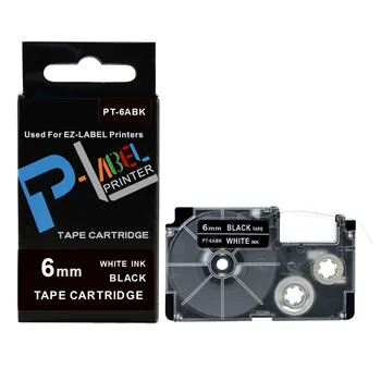 5PCS PUTY 6mm for Casio PT-6ABK Label Tape Compatible for EZ Label Tape Printer PT-6ABK XR-6ABK Typewriter Ribbon White on Black
5PCS PUTY 6mm for Casio PT-6ABK Label Tape Compatible for EZ Label Tape Printer PT-6ABK XR-6ABK Typewriter Ribbon White on Black