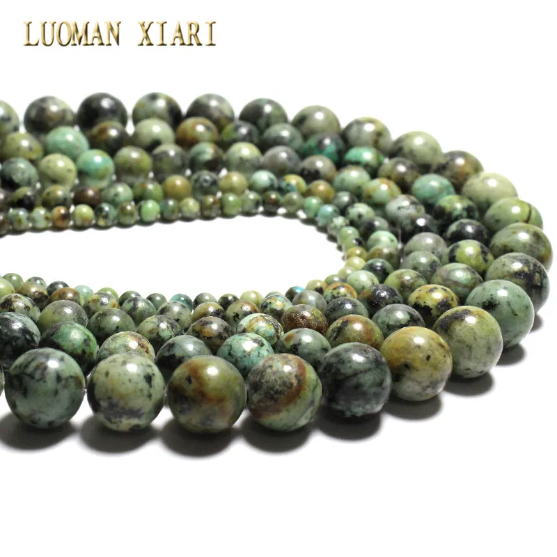 AAA+Natural Round Shape Natural African Turquoises Stone Round Loose Beads For Jewelry DIY Bracelet Making 4mm 6mm 8mm 10mm 12mm
AAA+Natural Round Shape Natural African Turquoises Stone Round Loose Beads For Jewelry DIY Bracelet Making 4mm 6mm 8mm 10mm 12mm
