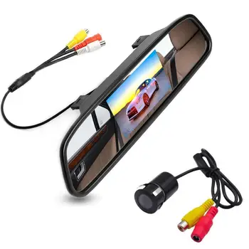 4.3 Inch Car Monitor HD Car Mirror with Waterproof Car Reversing Camera Wide Visible Angle Car Rear View Camera Support PAL TV 
4.3 Inch Car Monitor HD Car Mirror with Waterproof Car Reversing Camera Wide Visible Angle Car Rear View Camera Support PAL TV