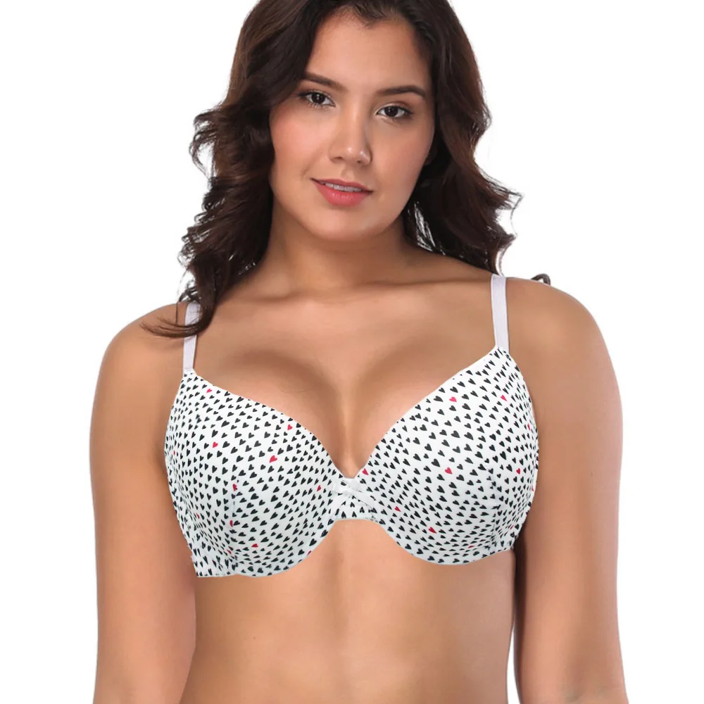 Big Size Women Bra Big Breast Push Up And Printing Underwear High Quality Slightly Padded Underwire Bra Full Cup A-B-C-D-DD-E-F
Big Size Women Bra Big Breast Push Up And Printing Underwear High Quality Slightly Padded Underwire Bra Full Cup A-B-C-D-DD-E-F