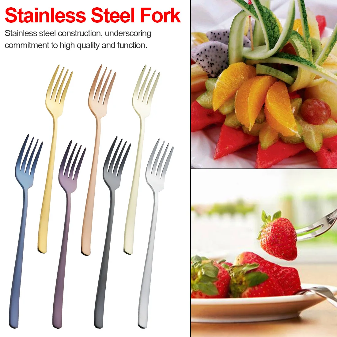 Mini Creative Stainless Steel Fruit Dessert Fork Cake Snack Fork Small Dinnerware Cutlery Flatware kichen accessories
Mini Creative Stainless Steel Fruit Dessert Fork Cake Snack Fork Small Dinnerware Cutlery Flatware kichen accessories