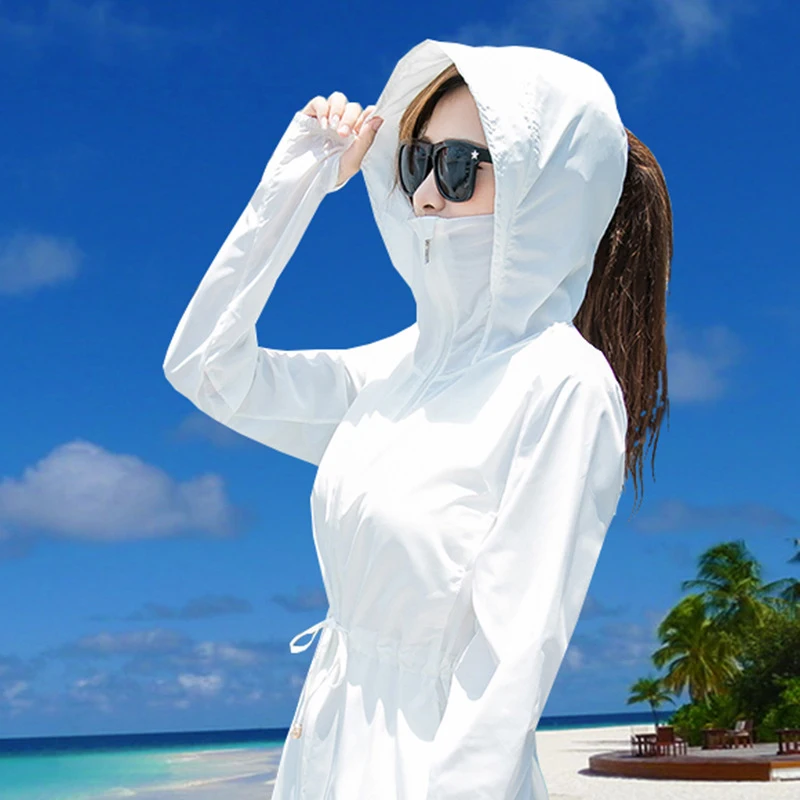 2019 New Summer Sun Protection Jacket Women's Mid-Length Women's Jacket Scarf Collar Hooded Solid Color Jackets
2019 New Summer Sun Protection Jacket Women's Mid-Length Women's Jacket Scarf Collar Hooded Solid Color Jackets