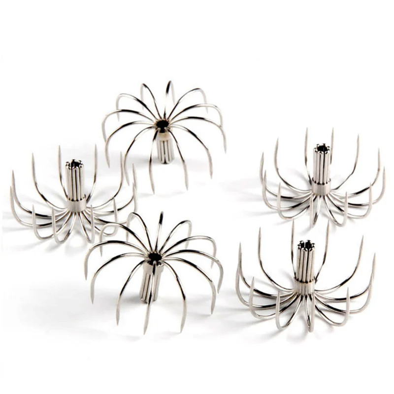 5pcs/lot 2.8/3.5/4/4.5cm Explosion Hook Stainless Steel Fishing Hook 12 Needles Lifelike Squid Hook For Ocean Boat Fishing
5pcs/lot 2.8/3.5/4/4.5cm Explosion Hook Stainless Steel Fishing Hook 12 Needles Lifelike Squid Hook For Ocean Boat Fishing