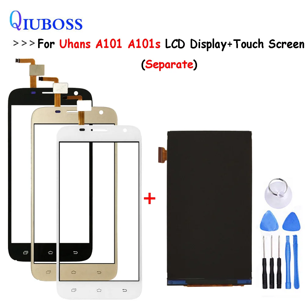 For Uhans A101 LCD Display and Touch Screen 5.0 Inch Repair Parts For Uhans A101s Accessory 720*1280+Tools
For Uhans A101 LCD Display and Touch Screen 5.0 Inch Repair Parts For Uhans A101s Accessory 720*1280+Tools