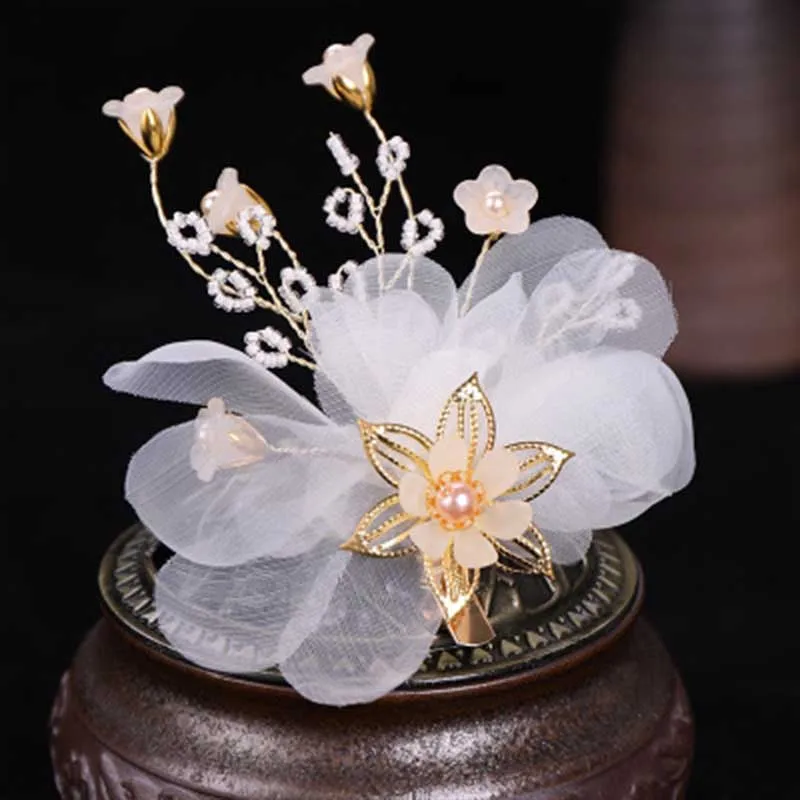 FORSEVEN White Yarn Flower Bride Hair Pins Tiara Hair Jewelry Children Performance Floral Hairpins Barrettes Hair Accessories JL
FORSEVEN White Yarn Flower Bride Hair Pins Tiara Hair Jewelry Children Performance Floral Hairpins Barrettes Hair Accessories JL