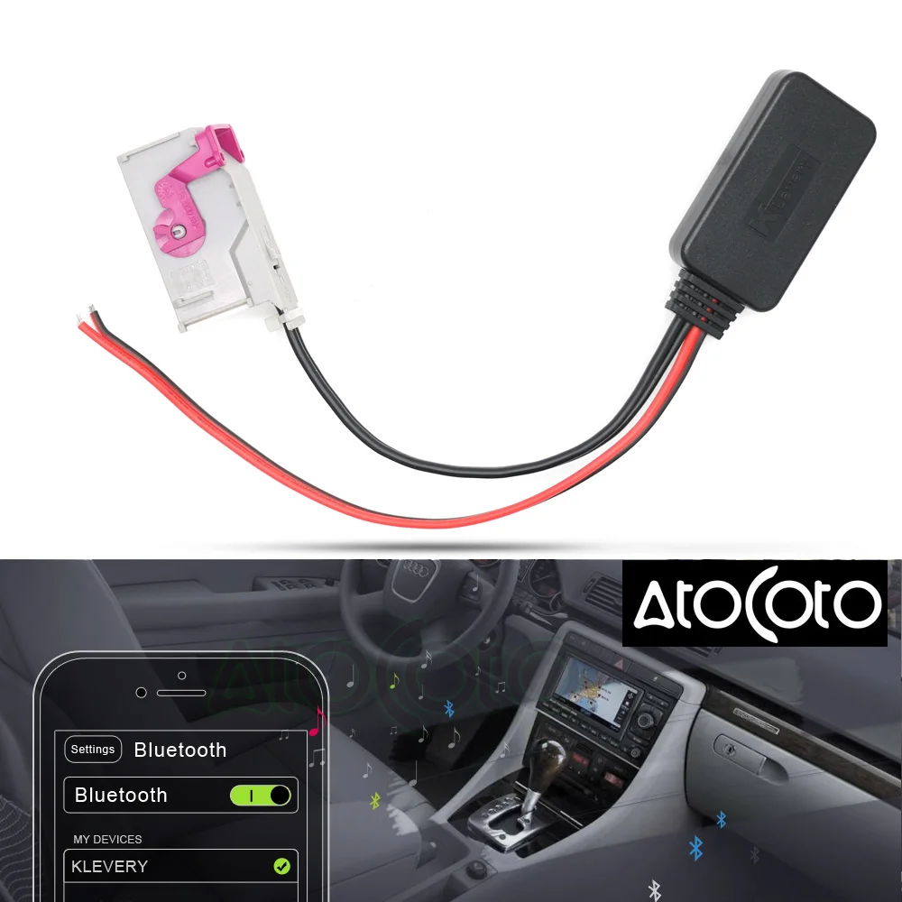 AtoCoto Bluetooth Module for Audi RNS-E Navigation A8 TT R8 A3 A4 Radio 32 Pin AUX Cable Adapter Wireless Audio Input
AtoCoto Bluetooth Module for Audi RNS-E Navigation A8 TT R8 A3 A4 Radio 32 Pin AUX Cable Adapter Wireless Audio Input