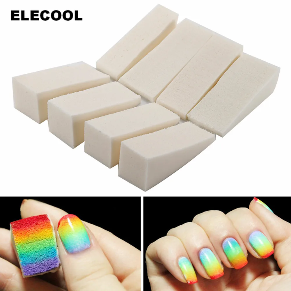 ELECOOL 8Pcs Soft Triangle Nail Art Polish Gel Gradient Color Stamp Sponge Stamping Manicure Sponge Image Makeup Replacement
ELECOOL 8Pcs Soft Triangle Nail Art Polish Gel Gradient Color Stamp Sponge Stamping Manicure Sponge Image Makeup Replacement