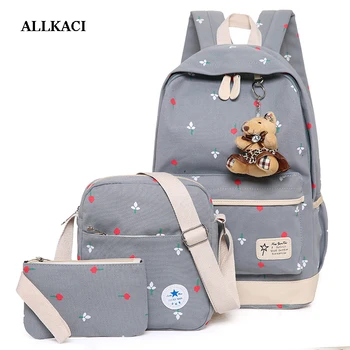 Girls Canvas Backpack 3 Pcs/set High Quality Women School Backpacks Schoolbag for Teenagers Student Book Bag Boys Satchel 4849
Girls Canvas Backpack 3 Pcs/set High Quality Women School Backpacks Schoolbag for Teenagers Student Book Bag Boys Satchel 4849