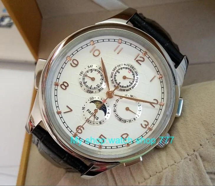 44mm PARNIS White dial Automatic Self-Wind Mechanical movement men watches Mechanical watches wholesale 0241bbb
44mm PARNIS White dial Automatic Self-Wind Mechanical movement men watches Mechanical watches wholesale 0241bbb
