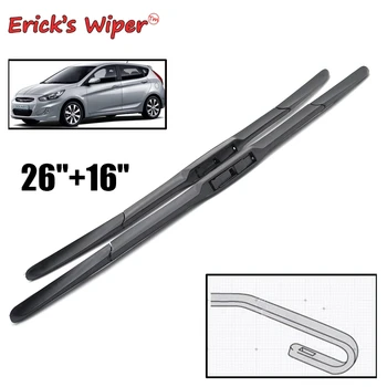 Erick's Wiper Front Wiper Blades For Hyundai Solaris 2010 2011 2012 2013 2014 2015 2016 2017 Windshield Windscreen 26"+16"
Erick's Wiper Front Wiper Blades For Hyundai Solaris 2010 2011 2012 2013 2014 2015 2016 2017 Windshield Windscreen 26"+16"